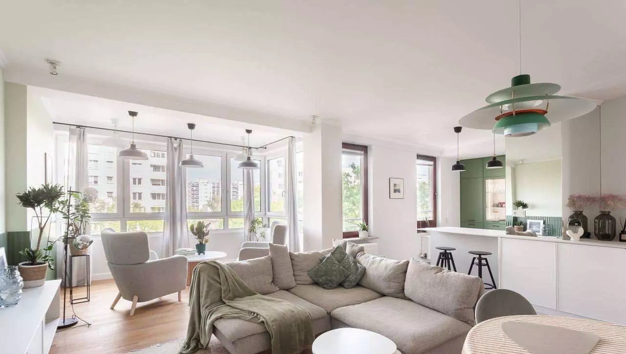 Long-term rental of 3-room apartment 91 m² in Warsaw, Poland