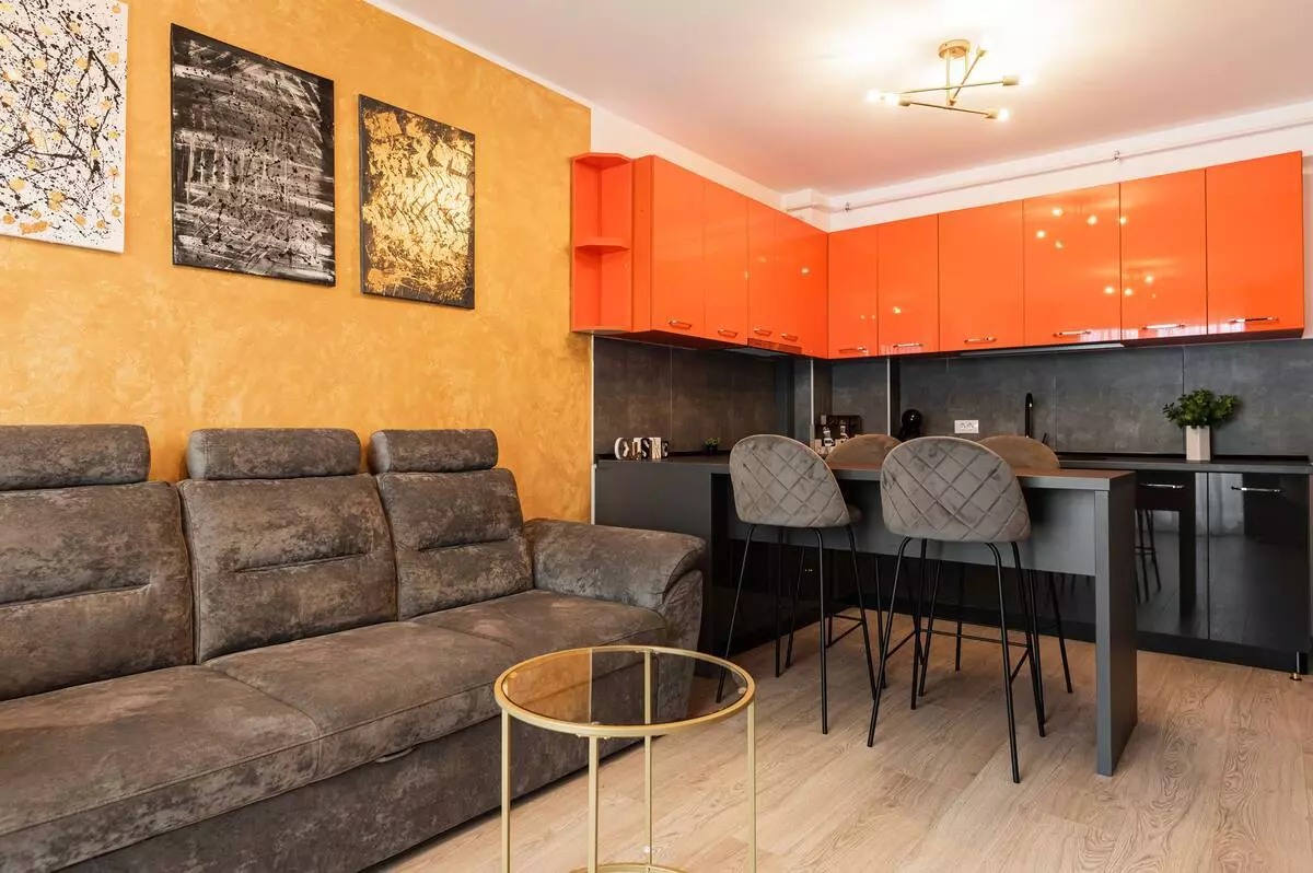 Long-term rental of 2-room studio apartment in Tractorul district, Brașov, Romania