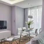 Long-term rental: 40 m² apartment with balcony & parking in Żoliborz, Warsaw, Poland