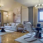 Long-term rental of a 2-room apartment, 64 m², in Banovo Brdo district, Belgrade, Serbia