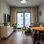 Langzeitmiete einer 2-Zimmer-Wohnung, 47 m², in Breslau, Polen