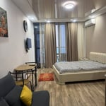 Vermietung eines gemütlichen Studios mit Stadtblick, 37 m², Dar Building, Batumi, Georgien