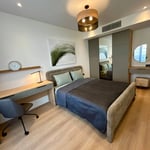 Alquiler de un nuevo apartamento de 50 m² con vista panorámica al mar, Batumi, Georgia