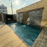 Location d'une maison moderne avec piscine proche de la mer, Da Nang, Vietnam