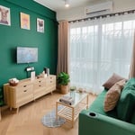 Alquiler de apartamento moderno de 2 dormitorios en el distrito de Phra Nakhon, Bangkok, Tailandia