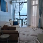 Alquiler de apartamento acogedor, amueblado con vista al mar, 50 m², Batumi, Georgia