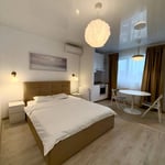 Modern studio apartment for rent, Militari Residence, Bucharest, Romania