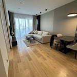 Bright Apartment 56m² for Rent in Novi Dorčol Residential Complex, Belgrade, Serbia