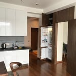 Location d’un appartement moderne de 3 pièces avec vue sur la mer, Baku White City, Bakou, Azerbaïdjan