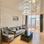 Alquiler de apartamento acogedor y completamente amueblado con vista al mar, 60 m², Batumi, Georgia