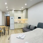 Location d'un studio lumineux avec vue sur la mer, 37 m², Batumi, Géorgie