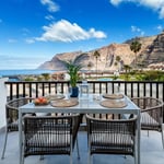 Modern ocean-view apartment in Los Gigantes for rent, Tenerife, Spain