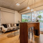 Alquiler de un estudio nuevo, luminoso y amueblado, Recoleta, Buenos Aires, Argentina