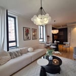 Miete einer hellen 3-Zimmer-Wohnung, 77 m², Premium-Wohnanlage BW Eterna, Belgrad, Serbien