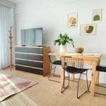 Rent of a bright, furnished 2-room apartment, 52 m², Palermo, Buenos Aires, Argentina