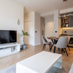 Alquiler de un apartamento de 2 habitaciones, 52 m², en el complejo residencial premium BW Simfonija, Belgrado, Serbia