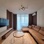 Rent of an absolutely new three-room apartment in the premium BW Eterna residential complex, 73 m², Belgrade, Serbia