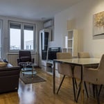 Аренда двухкомнатной квартиры рядом с рынком, 42 м², Врачар, Белград, Сербия