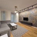 Rent of a spacious three-room apartment in a new building, 90 m², Belgrade, Voždovac, Serbia