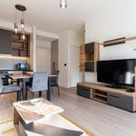 Alquiler de un apartamento moderno en el complejo residencial de clase premium BW Simfonija, 50 m², Belgrado, Belgrade Waterfront, Serbia