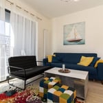 Location d’un appartement spacieux de 2 pièces, 62 m², complexe résidentiel haut de gamme BW Aria, Belgrade, Serbie