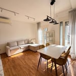 Rent of a bright 3-room apartment, 54 m², in a new building in the center of Belgrade, Serbia