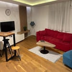 Rent of a furnished 2-room apartment, 40 m², in the center of Belgrade, Serbia