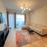 Аренда светлой двухкомнатной квартиры, 53 м², в ЖК премиум-класса BW King’s Park, Белград, Сербия