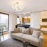 Alquiler de apartamento moderno y luminoso de 2 habitaciones, 43 m², Mokotów, Varsovia, Polonia