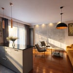 Аренда современной, светлой квартиры с 2 спальнями, 61 м², Wola, Варшава, Польша