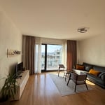 Alquiler de apartamento amplio, moderno, con vista al río en el complejo residencial BW Terra, 90 m², Belgrado, Serbia