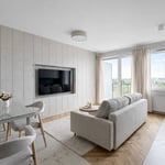 Аренда премиального, нового апартамента, 40 м², Мокотув, Варшава, Польша