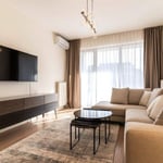 Location d'un appartement lumineux, 80 m², BW Aqua, Belgrade, Serbie