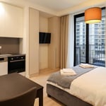 Cozy and modern 28 m² studio for rent, BW Metropolitan complex, Belgrade, Serbia