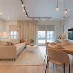 Rent of a modern, bright apartment 44 m² with terrace, Mokotów, Warsaw