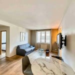 Alquiler a largo plazo de un apartamento de 2 habitaciones con muebles en París