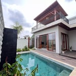 Long-term rental newly built villa with rice field view in Ubud, Bali