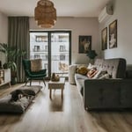 Long-term rental modern apartment with gym and spa, Wrocław, Poland