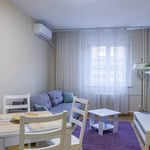 Long-term rental 2-room apartment in the center of Belgrade, Serbia
