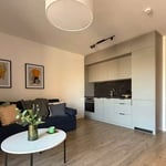 Long-term rental cozy 1-room apartment with balcony and pet-friendly, Wrocław