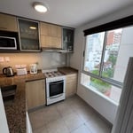 Alquiler a largo plazo monoambiente con balcón y lavadora en Núñez, Buenos Aires