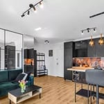 Long-term rent 2-room apartment with a balcony in Mokotów, Warsaw