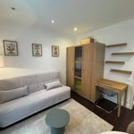 Long-term rental studio 22 m² in the 16th arrondissement, Paris, France