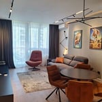 Long-term rental brand new 2-room apartment in BW Quartet 1 premium residential complex, opposite the park, Belgrade