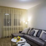 Long-term rental in Belgrade — 51 m² three-room apartment with balcony and appliances near the city center