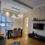Long-term rental in Belgrade — spacious 2-room 58 m² apartment with appliances and AC in Zemun near a park
