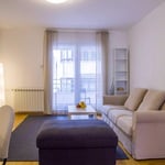 Long-term rental in Belgrade – 3-room apartment 62 m² with balcony and appliances