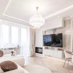 Langzeitmiete 2-Zimmer-Wohnung 45 m² mit Balkon, Puławska Straße, Mokotów, Warschau, Polen