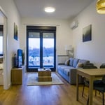 Langfristige Miete einer 2-Zimmer-Wohnung 40 m², Belgrad, Serbien