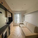 Alquiler a largo plazo de estudio de 15 m² con balcón en el distrito 7 de París, Francia